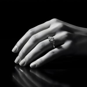 Solitaire Bloom Ring