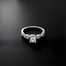 sterling silver solitaire ring