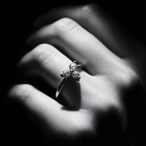 Tria Grace Silver Ring