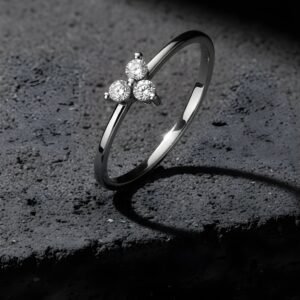 Tria Grace Silver Ring
