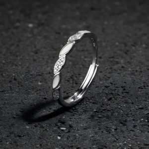 Infinity Weave Silver Ring
