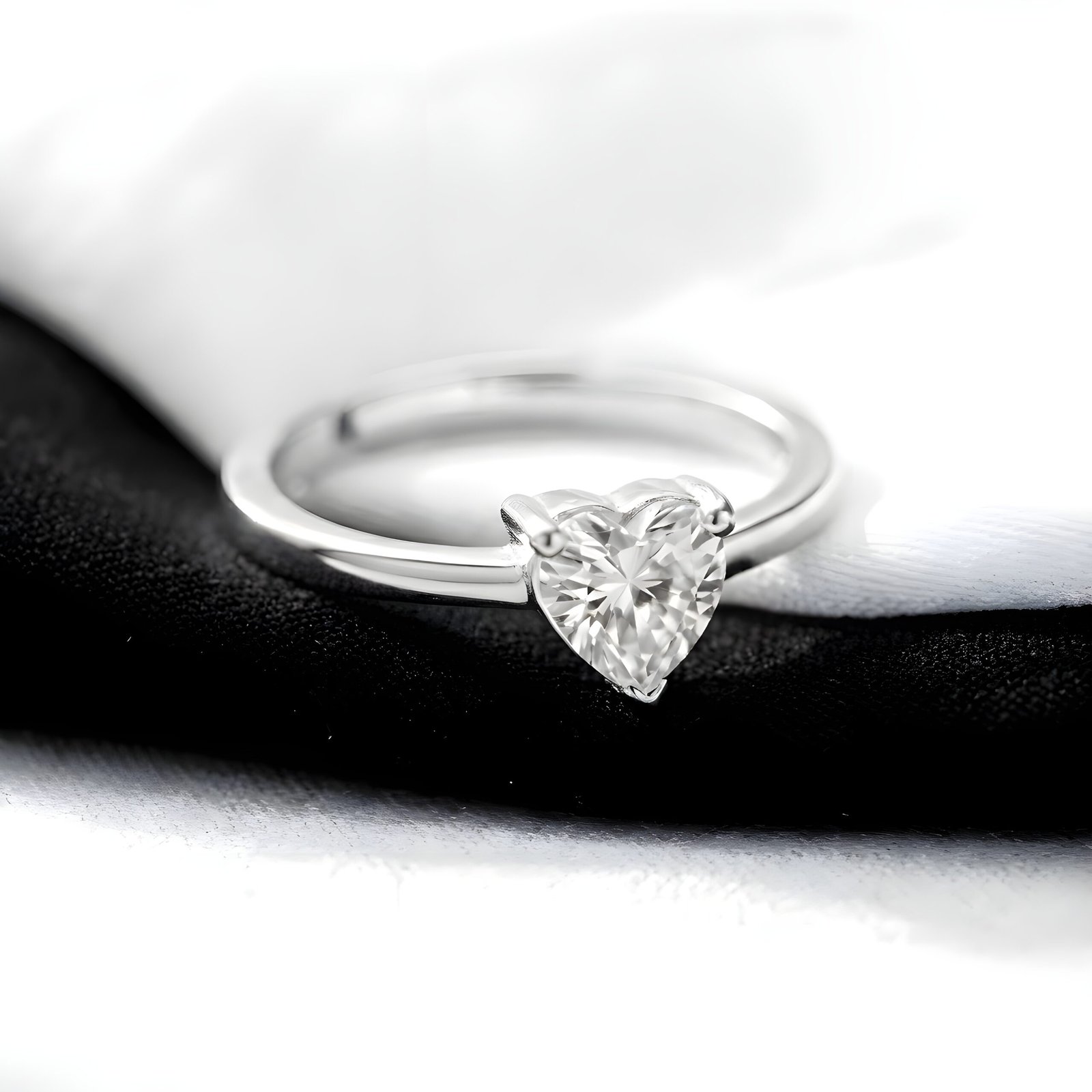 heart solitaire ring heart solitaire ring