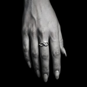 Heart Infinity Silver Ring