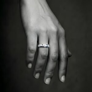 Silver Classic Solitaire Ring
