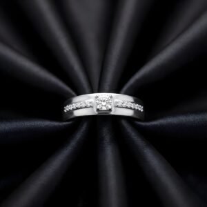 Silver Classic Solitaire Ring
