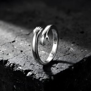 Silver Embrace Ring